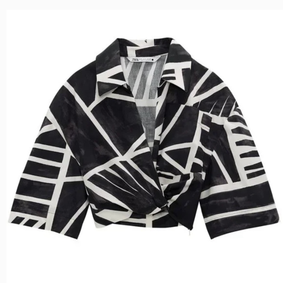 Zara 2 piece Crop & Skirt  SET - XS - Picture 2 of 16